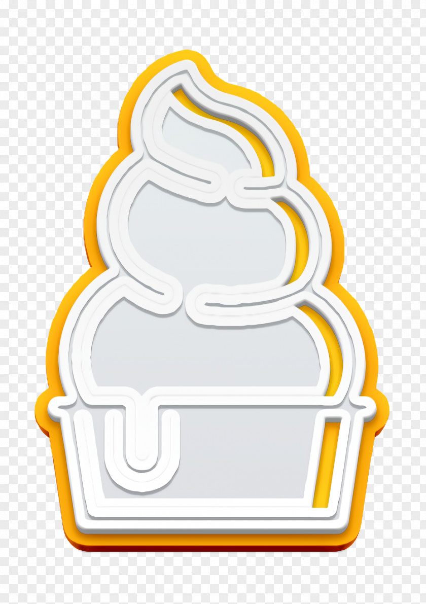 Food Icon Frozen Yogurt Linear Sweet And Candy Elements PNG