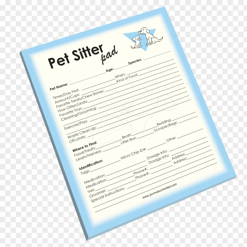 Pet Sitter Paper Sitting Font PNG