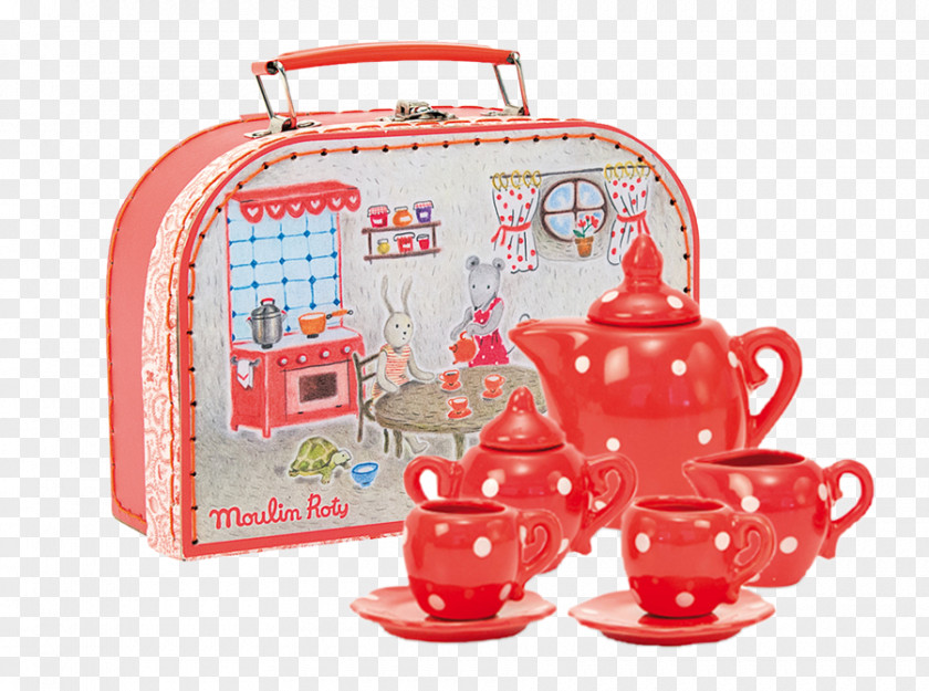 Tea Set Toy Moulin Roty Child PNG