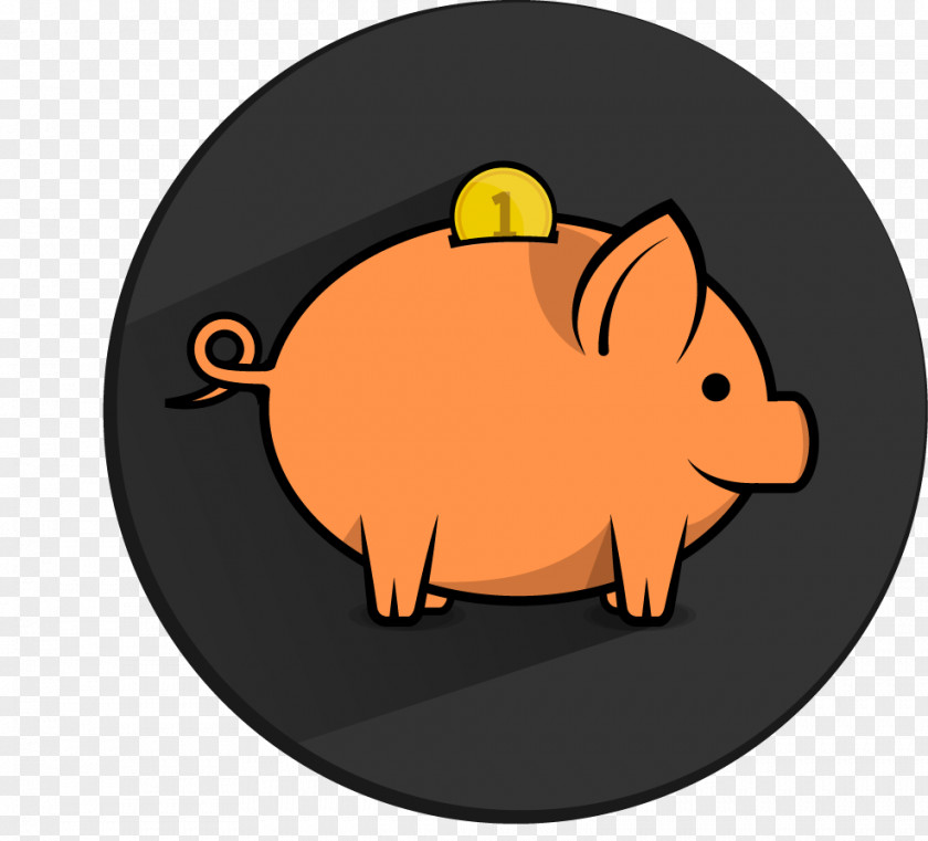 Vector Piggy Bank Domestic Pig PNG