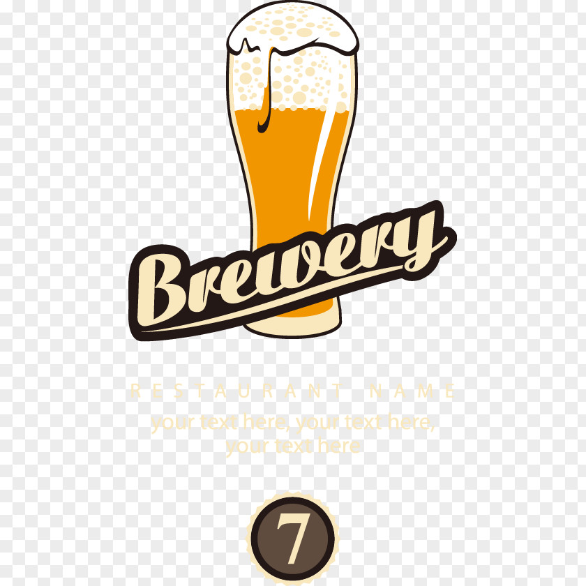 Beautiful Beer Labels Brewery Logo Clip Art PNG