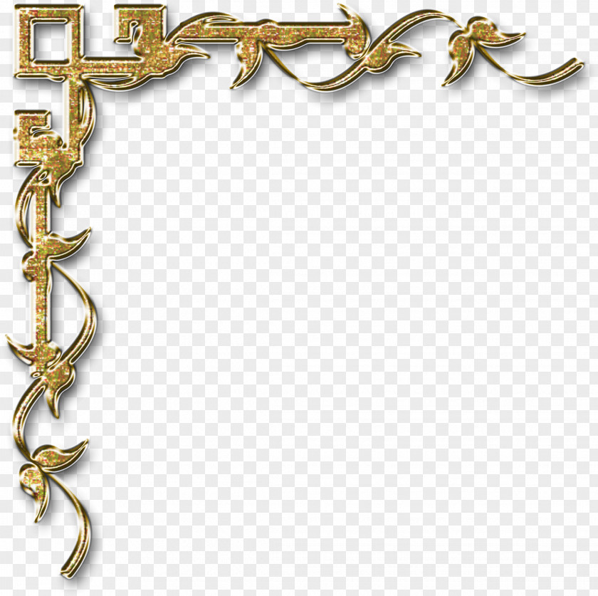 Filligree Gold Clip Art PNG