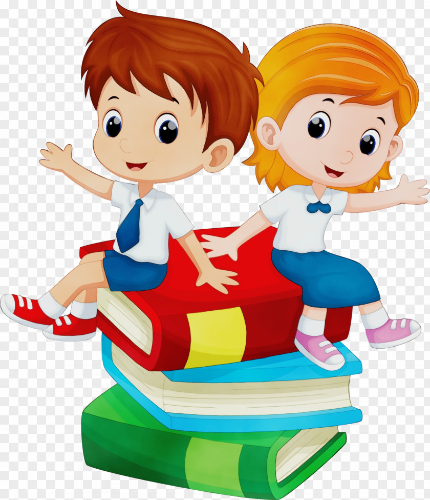 Sharing Toy Watercolor Cartoon PNG