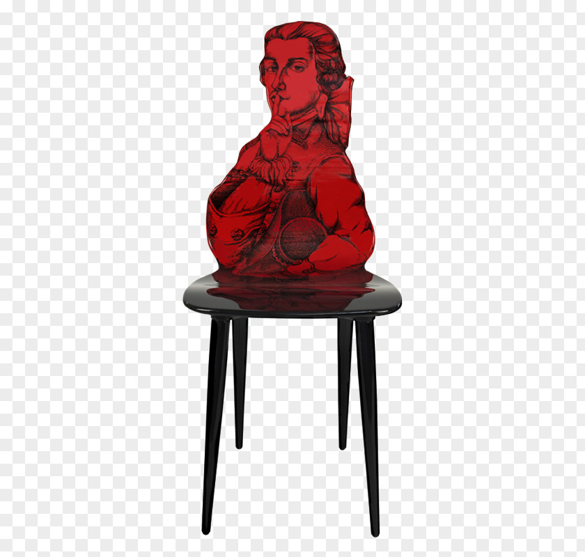 Chair Table Fornasetti Don Giovanni Candle Magazine Rack Furniture PNG