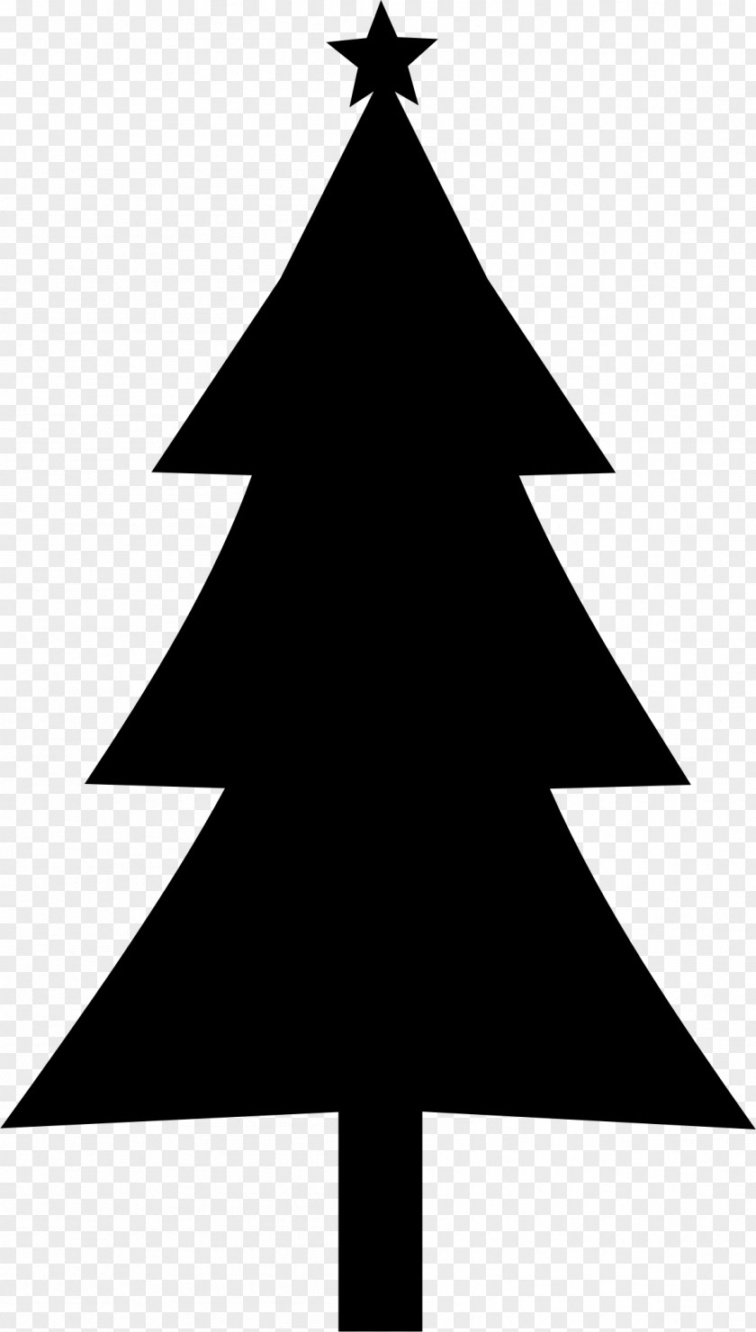 Fir-tree Christmas Tree Silhouette Clip Art PNG