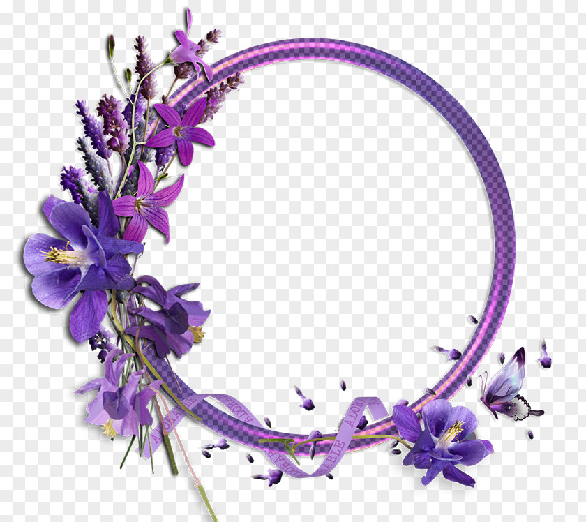 Hai Border Borders And Frames Floral Design Clip Art Flower Purple PNG