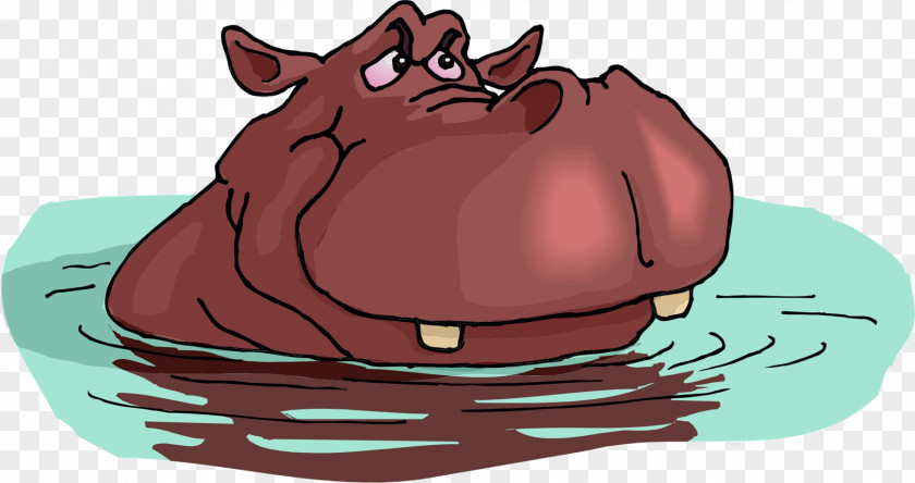 Hippo Hippopotamus Drawing Cartoon Clip Art PNG