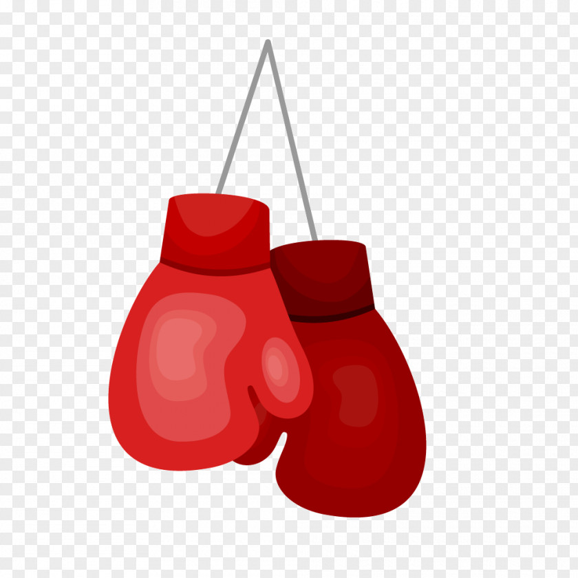 Red Boxing Gloves Competition Glove PNG