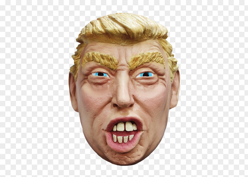 Donald Trump Latex Mask Halloween Costume PNG
