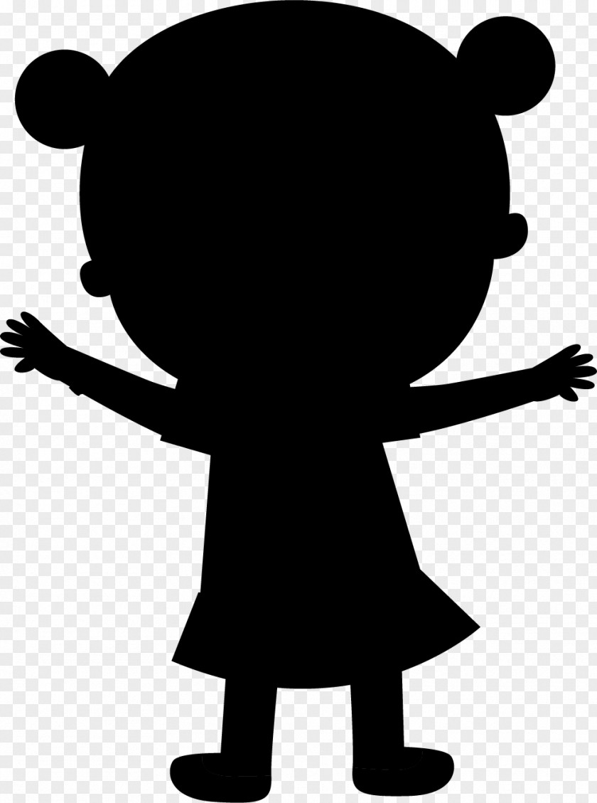 M Silhouette Cartoon Clip Art Human Behavior Black & White PNG