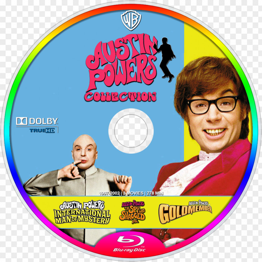 Austin Powers Powers: The Spy Who Shagged Me Film Logo Compact Disc PNG
