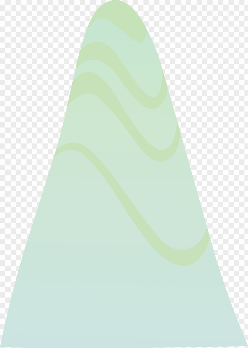 Batten Design Triangle Green PNG