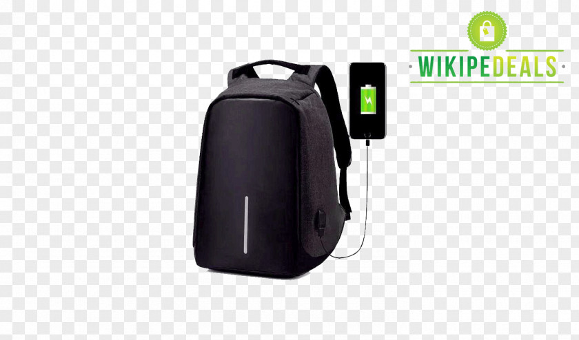 Laptop Battery Charger Backpack Anti-theft System PNG