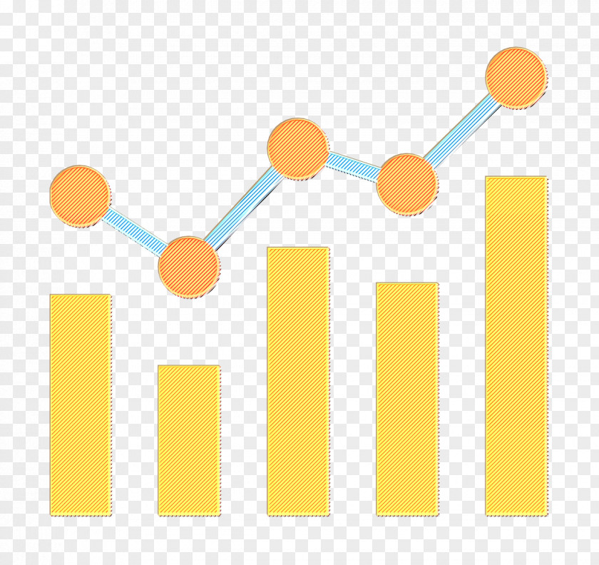 Logo Yellow Ecommerce Icon Graph PNG