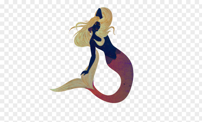 Mermaid Tail Legendary Creature Cartoon Figurine Character PNG