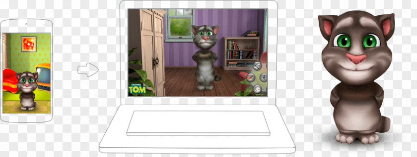 My Talking Tom Video Game Cat PNG