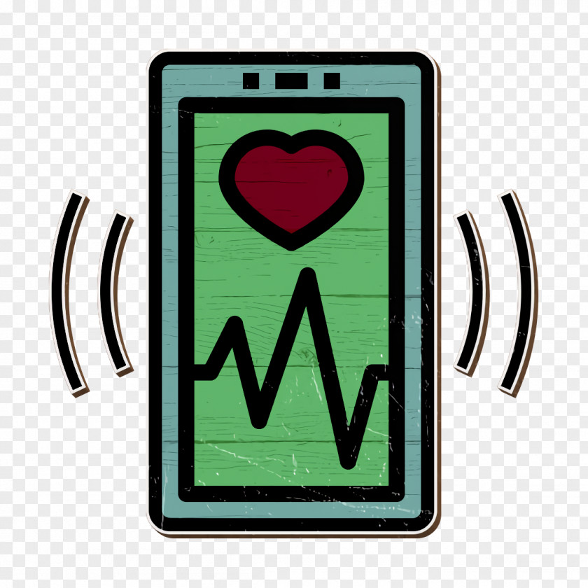 Mobile Interface Icon Heart Monitoring PNG