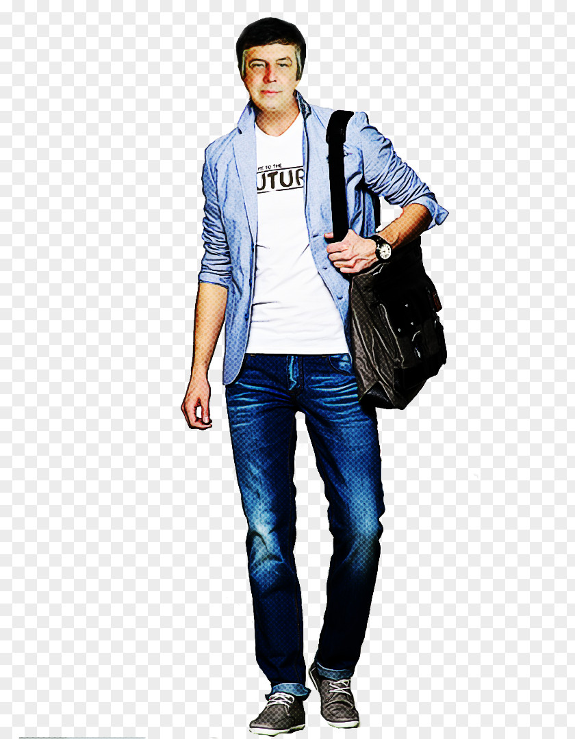 Style Neck Jeans Background PNG