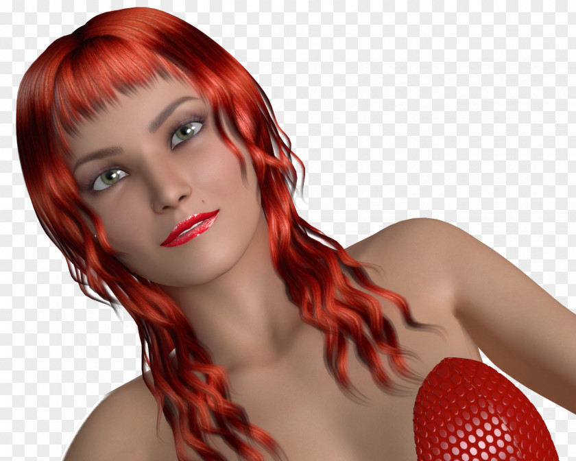Tube Portal HQ Trivia Hair Coloring Human Color Red PNG