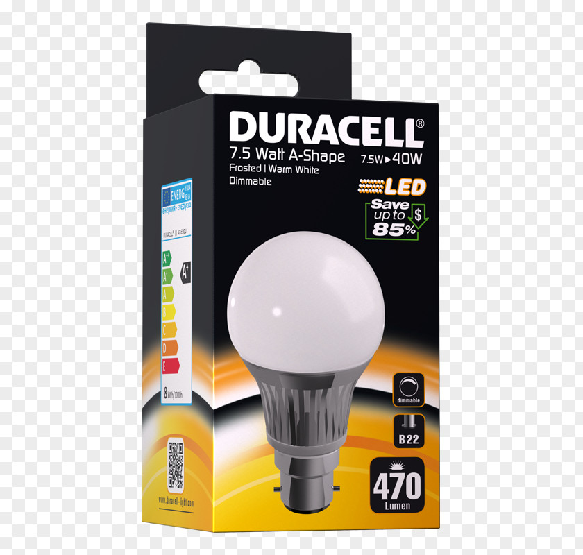 Duracell Flashlights Incandescent Light Bulb LED Lamp Edison Screw PNG