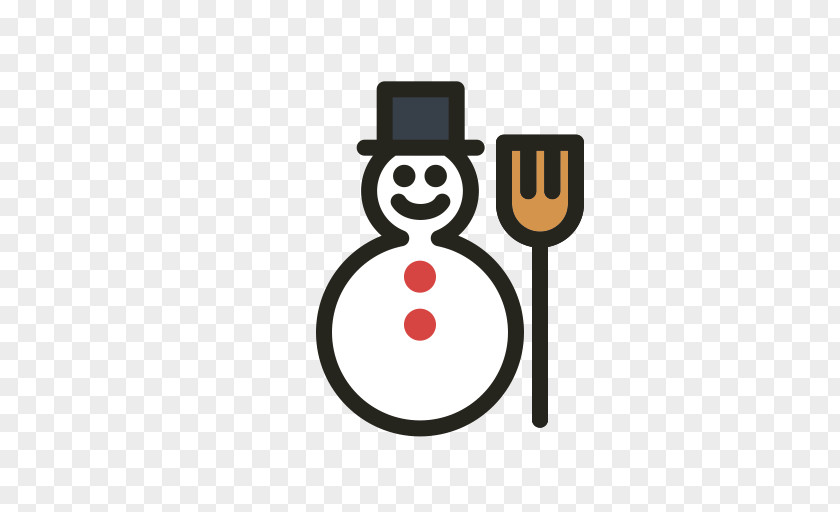 Smiley Snowman Clip Art PNG