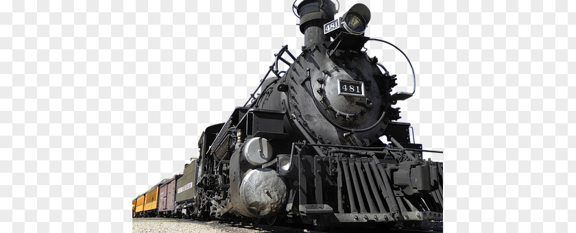 Train Durango And Silverton Narrow Gauge Railroad Rail Transport Steam Locomotive PNG