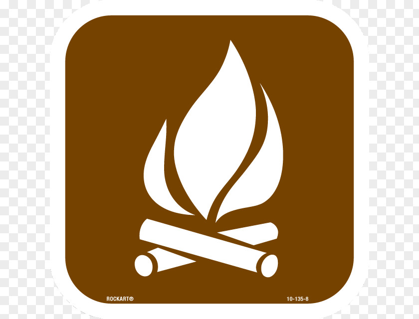 Campfire Sticker Decal Camping Symbol PNG