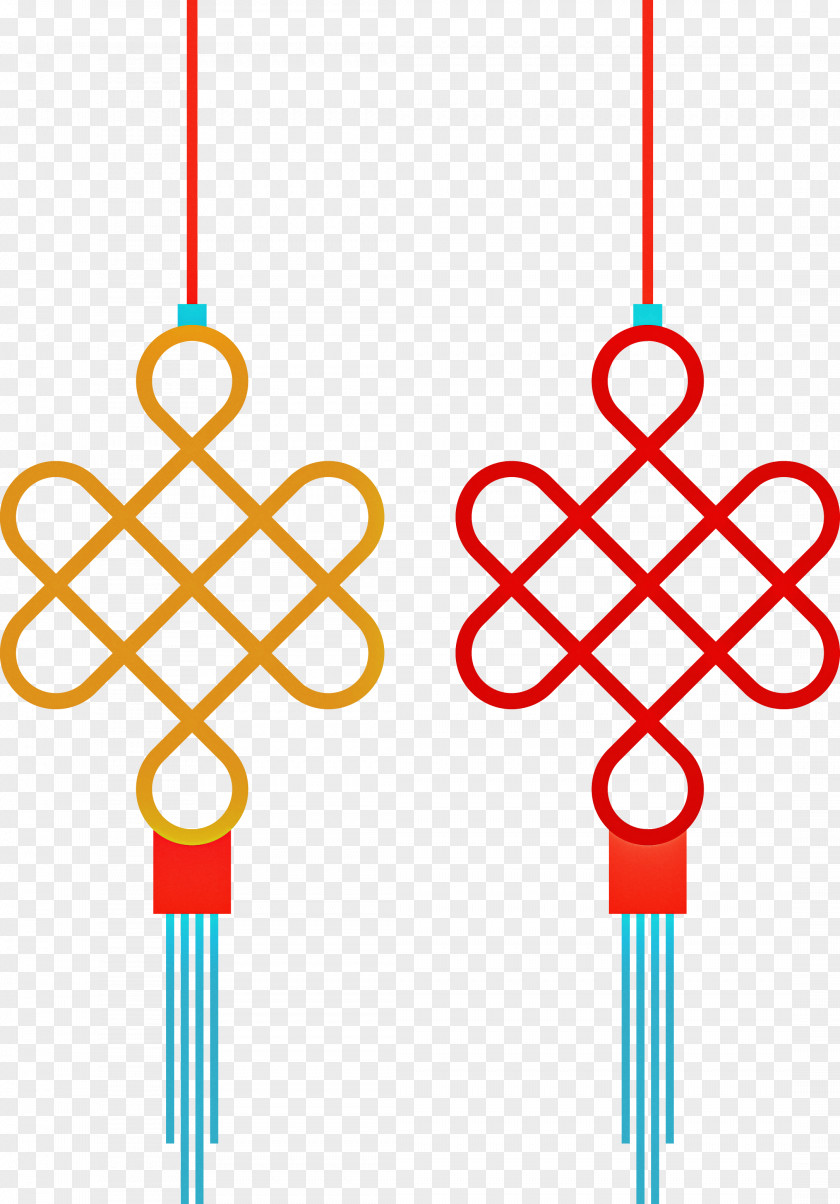Chinese Traditional Decorative Knots PNG