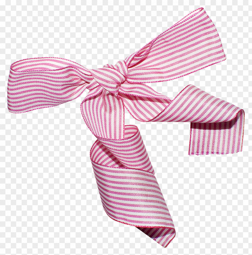 Ribbon Bow Tie Pink M PNG