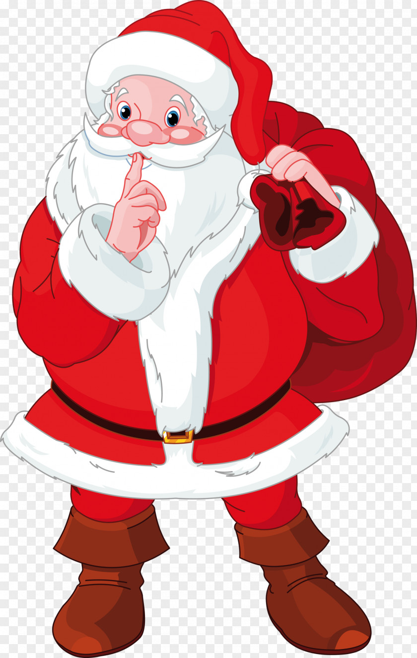 Santa Claus Rudolph Clip Art PNG