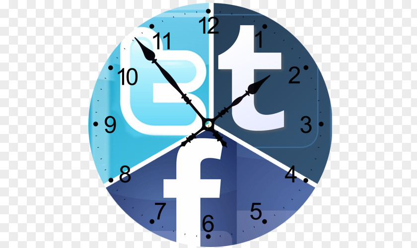 Social Media Marketing Network Time Blog PNG