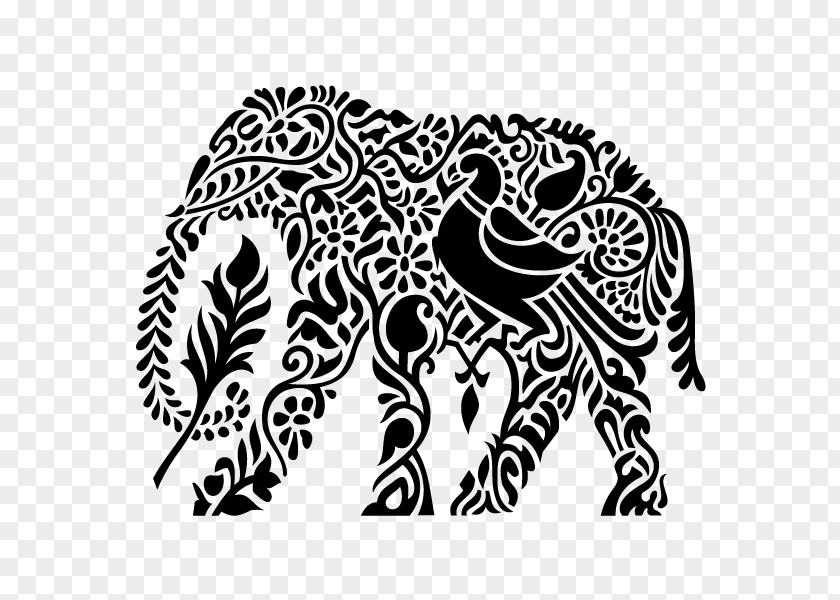 Tiger Vector Graphics Elephant Image Illustration PNG