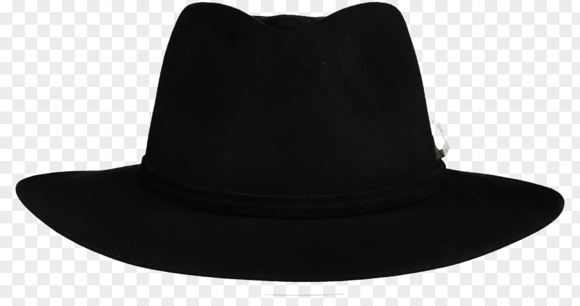 With Fur Hat Fedora Black M PNG