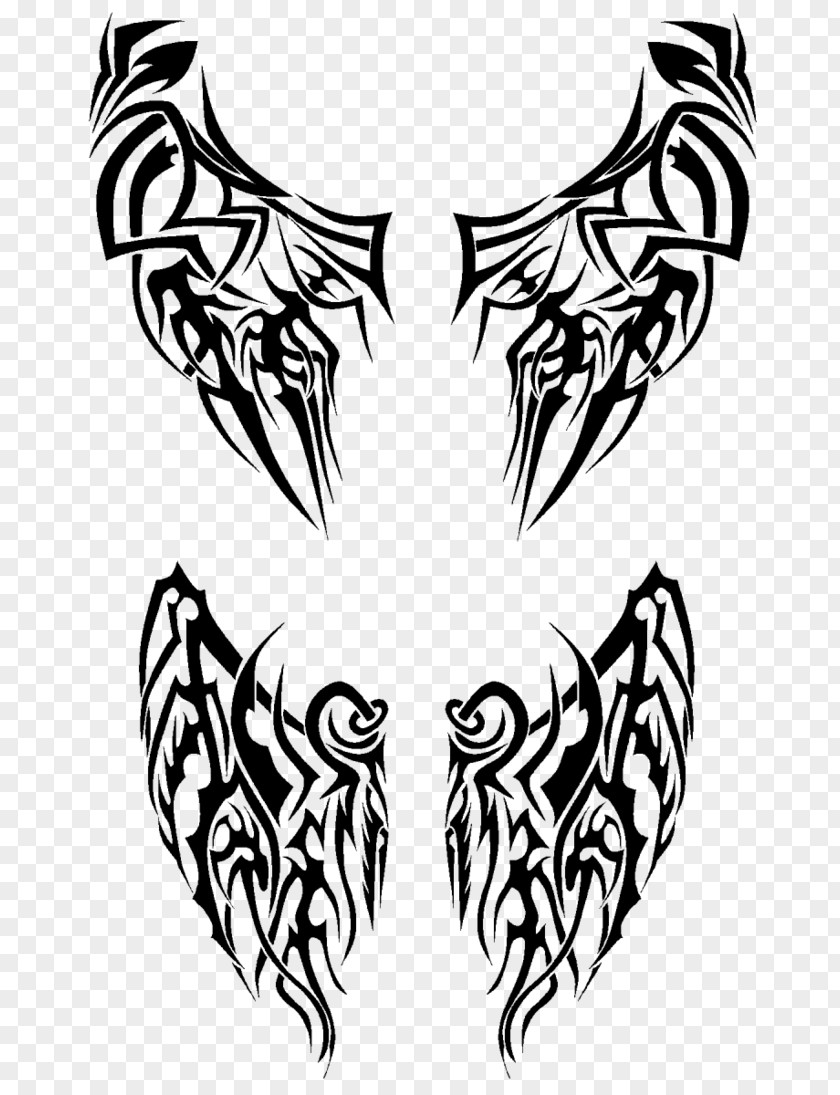 Angel Tribe Tattoo Tribalism PNG