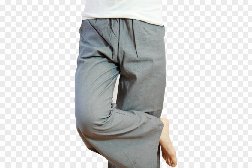 Casual Pants Jeans Denim Waist Khaki PNG