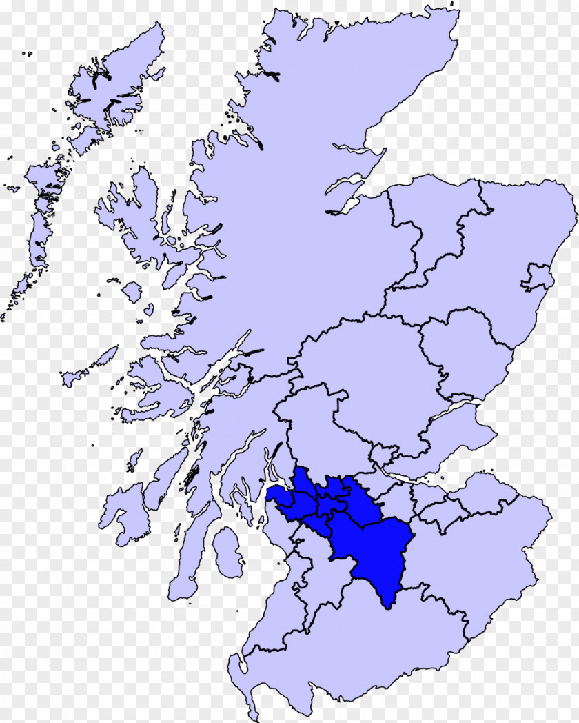 City Boundaries North Lanarkshire Glasgow Hamilton East Dunbartonshire PNG