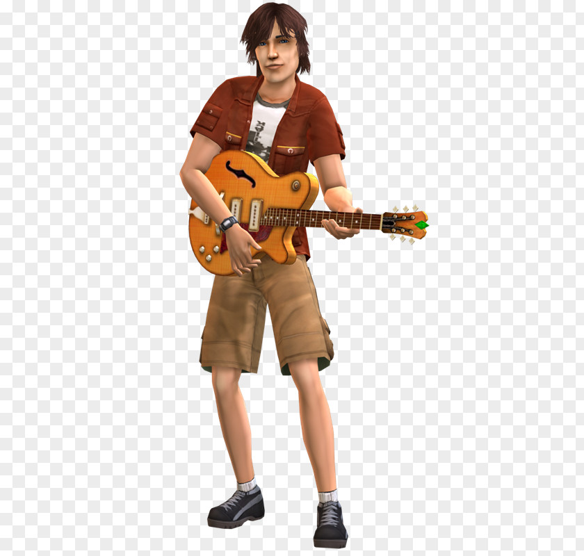 Instrumentos Musicales The Sims 2: University Guitarist Bass Guitar 3: Life Musician PNG