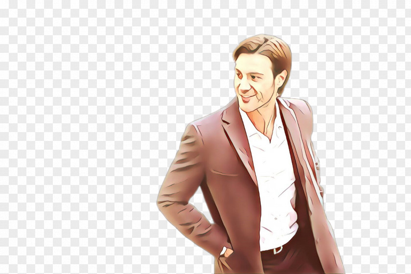 Jacket Gesture Suit Standing Male Shoulder Outerwear PNG