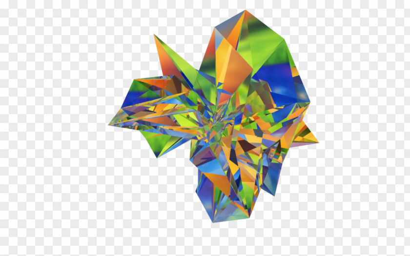 Low Poly Paper Art PNG