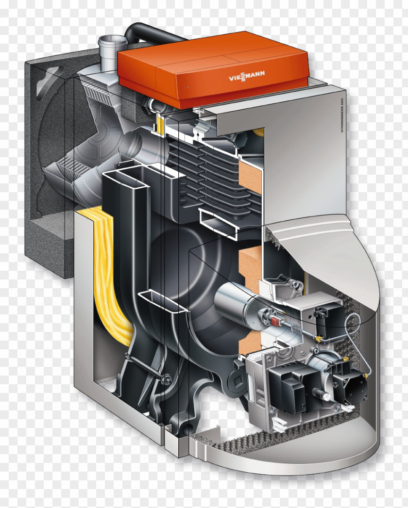 Oil Condensing Boiler Viessmann Condensation Fuel PNG