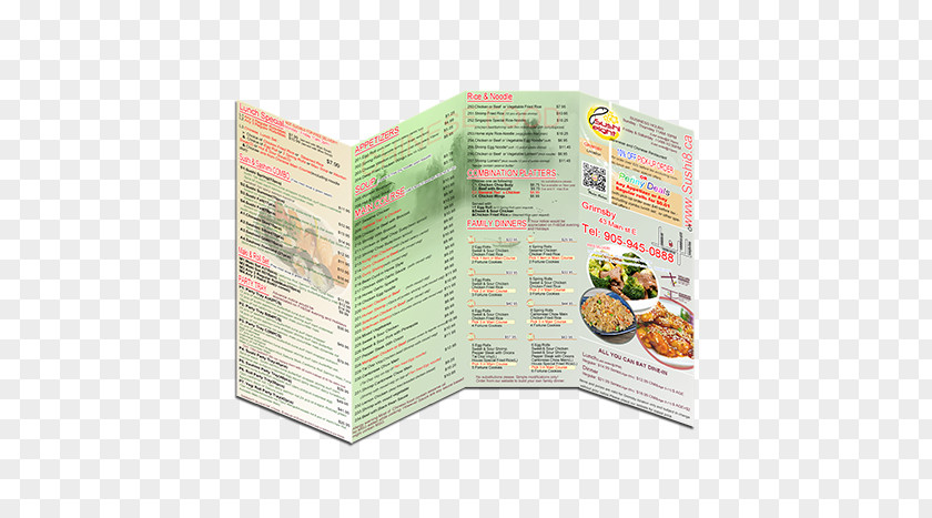 Restaurant Menu Covers Brochure PNG
