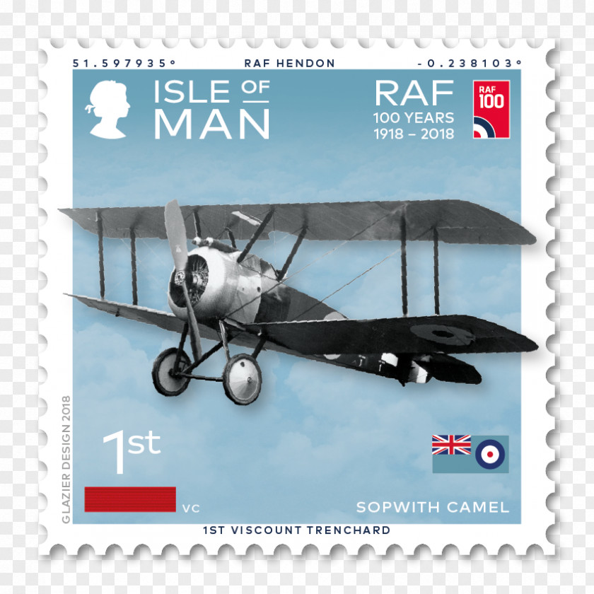 100 Years Royal Air Force Boeing Chinook Mail Postage Stamps Isle Of Man Post Office PNG