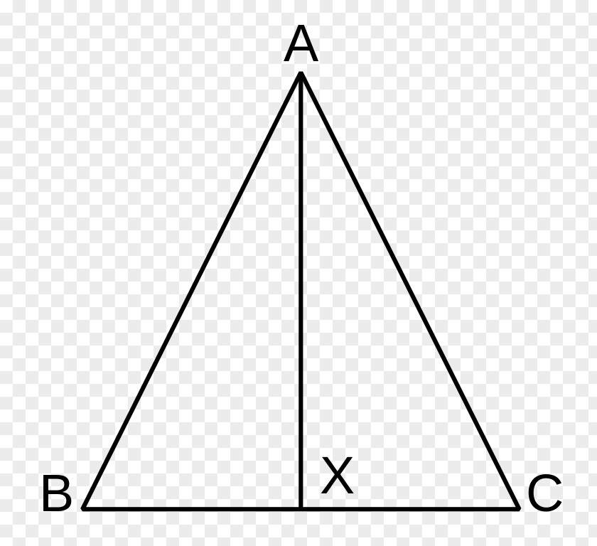 Isosceles Triangle Wikipedia Encyclopedia Geometry PNG