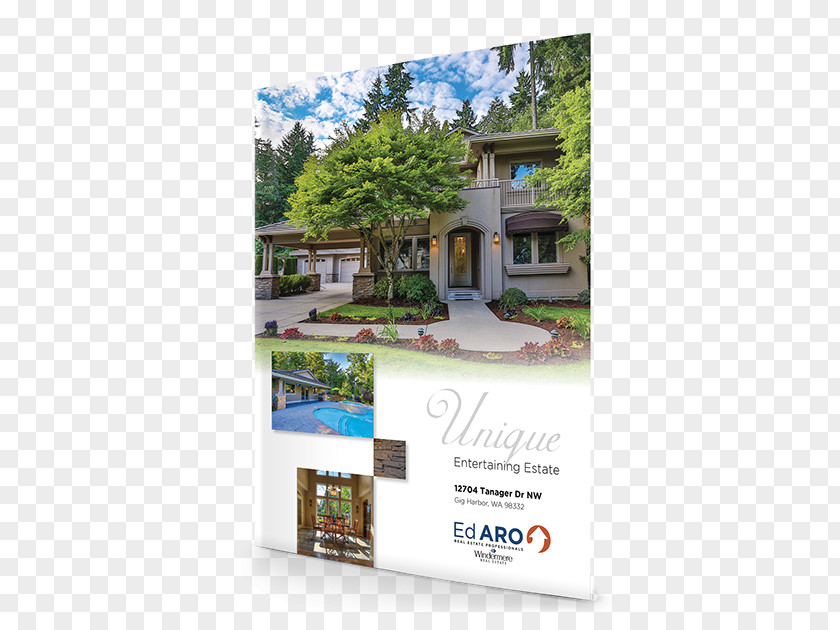 Real Estate Flyer Graphic Design Advertising Property Brochure PNG