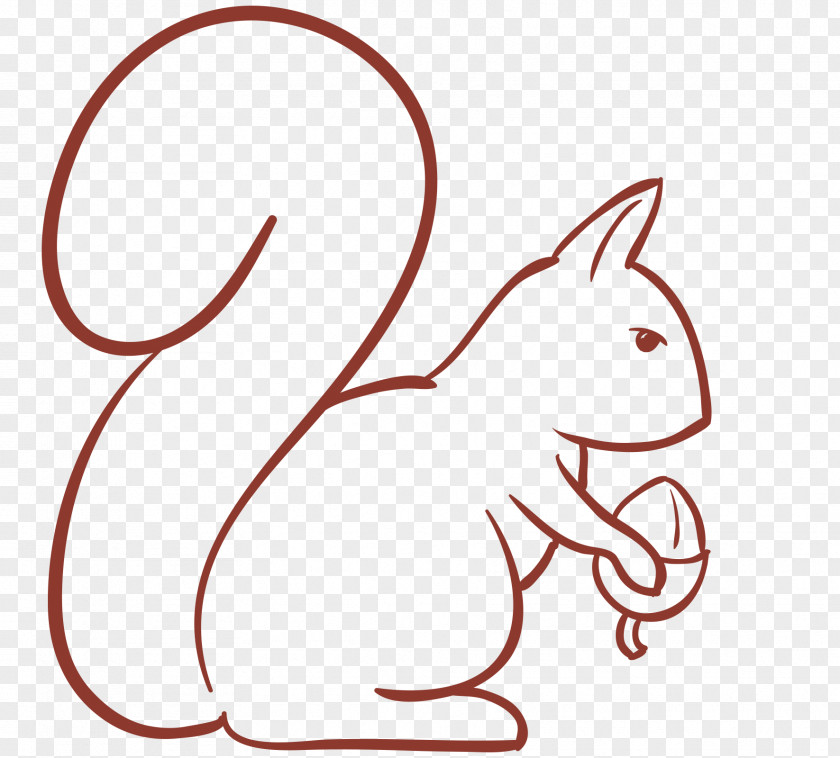 Squirrel Red Royalty-free Drawing PNG
