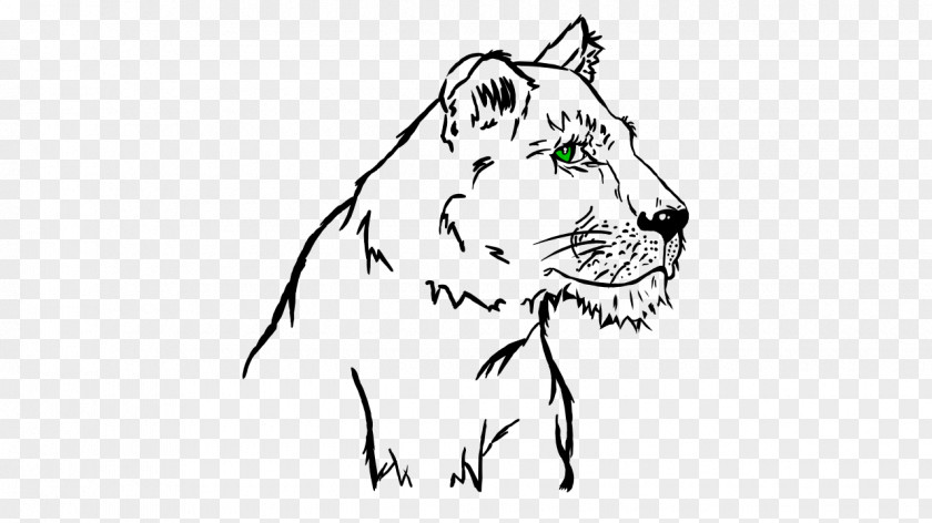 Tiger Whiskers Lion Stencil PNG