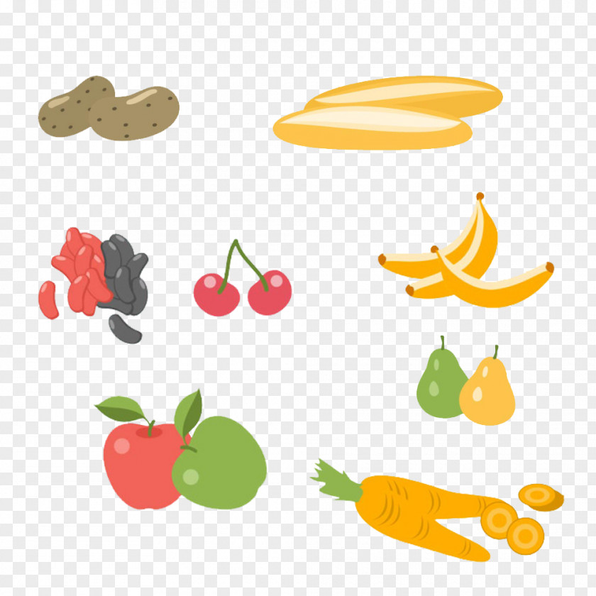 Fruits & Vegetables FIG. Food Orange Bell Pepper Apple PNG