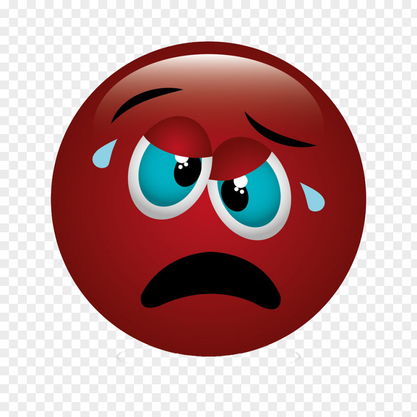 Lovely Big Face Crying Cartoon Royalty-free PNG
