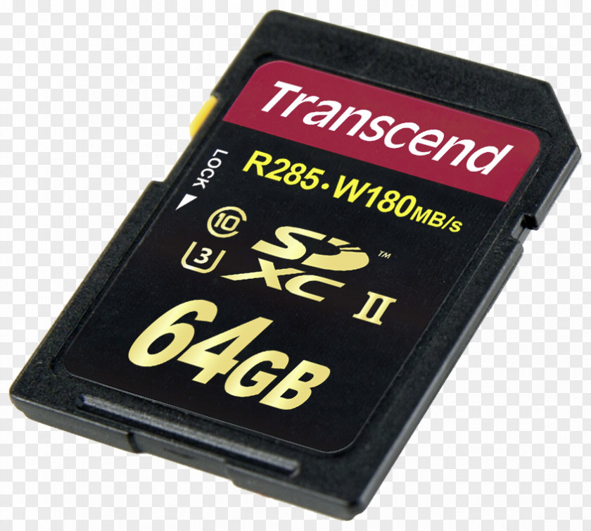SDXC Secure Digital Flash Memory Cards SDHC Transcend Information PNG