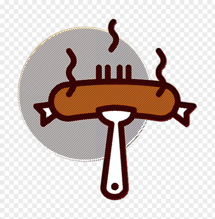 Street Food Icon Meat Sausage PNG